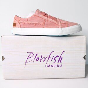 BLOWFISH MALIBU Women's Pink Marley Slip On Washed Canvas Sneaker - Size 10